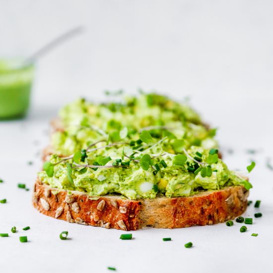 Green Goddess Egg Salad
