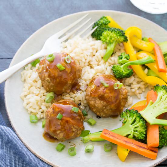 Baked Sweet and Sour Meatballs