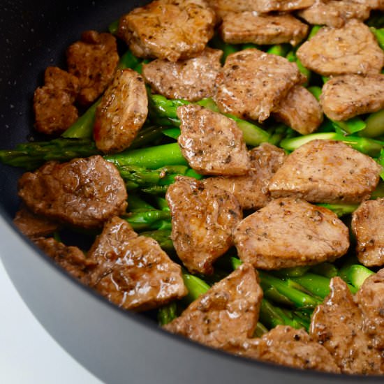 Quick Black Pepper Pork