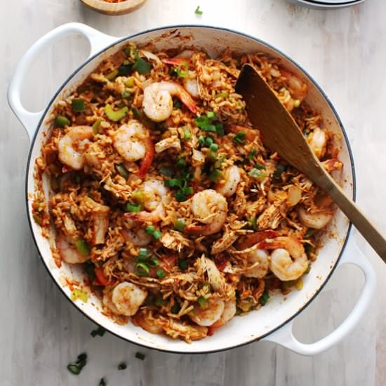 Chicken and Shrimp Jambalaya