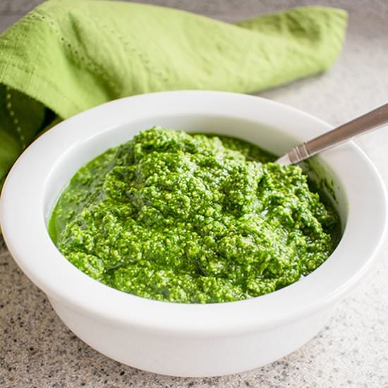 Mom’s Pesto with Pecorino Romano