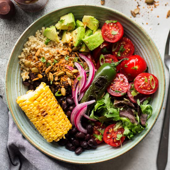 Mexican lunch bowl