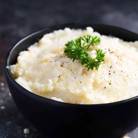 Perfect mashed cauliflower