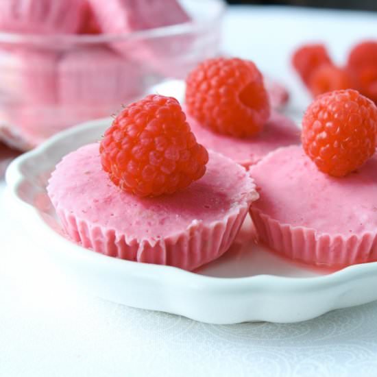 RASPBERRY LEMON GREEK YOGURT BITES