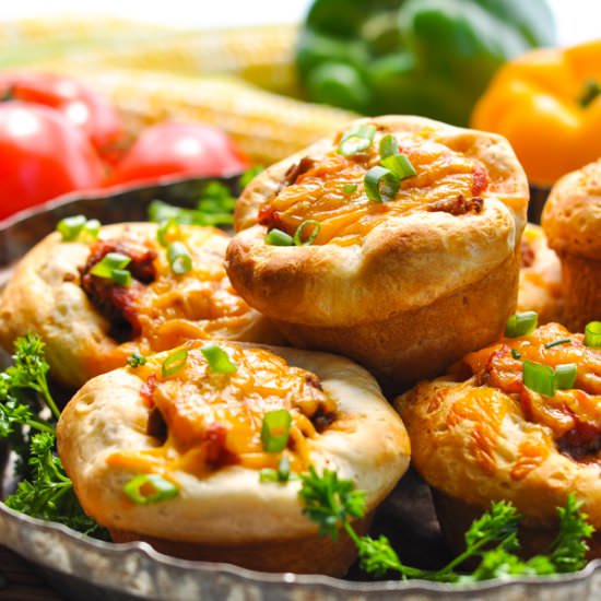 5-Ingredient Taco Biscuit Cups