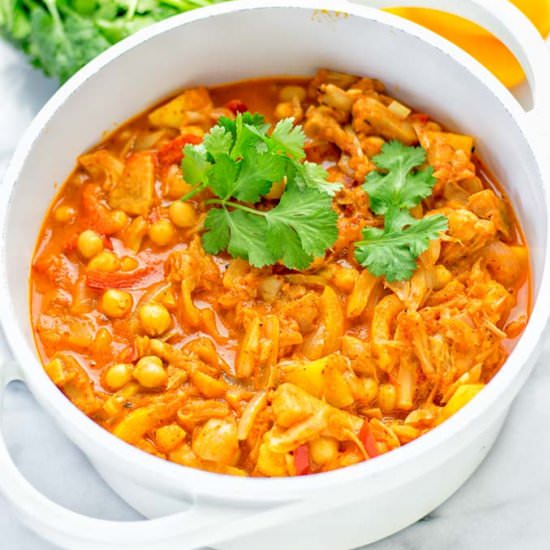 Spicy Mango Jackfruit Curry