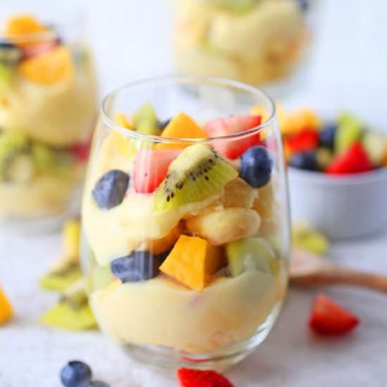 Easy Fruit Parfaits with Custard