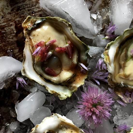 Garlicky Grilled Shrimp and Oysters