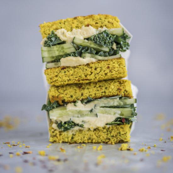 Zucchini Turmeric Flatbread