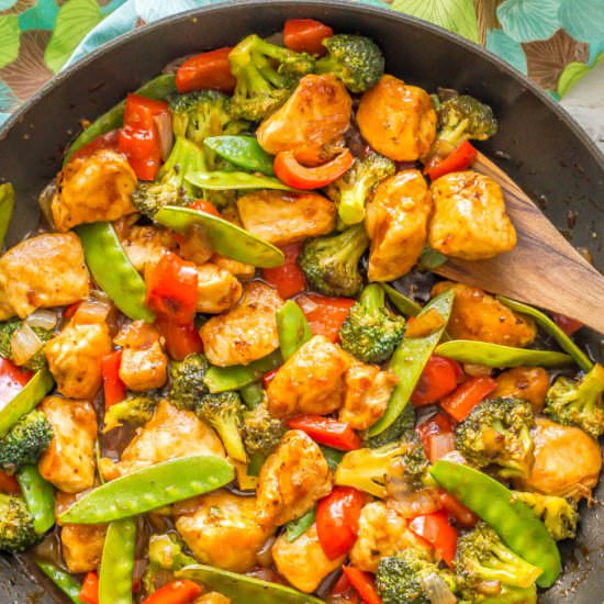 Sweet & Sour Chicken with Veggies