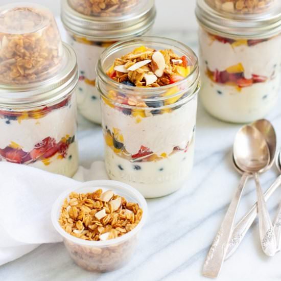 Meal Prep Fruit & Yogurt Parfaits