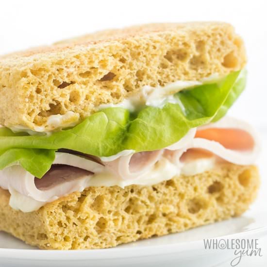 90 SECOND BREAD WITH ALMOND FLOUR