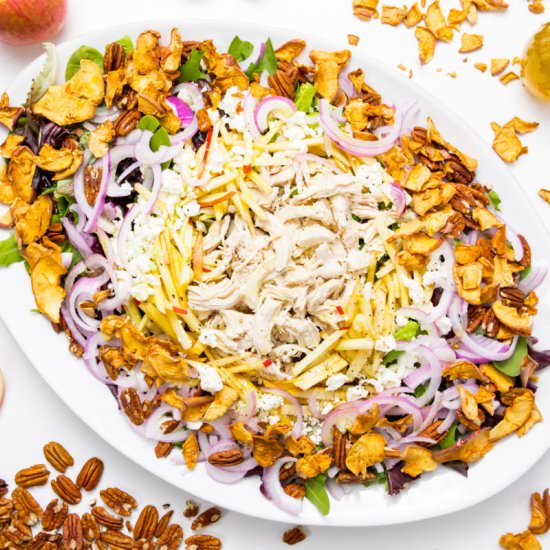 Fuji apple chicken salad