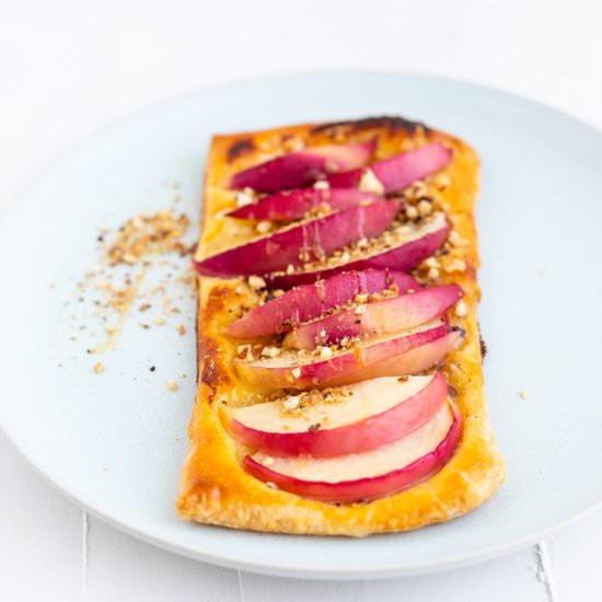 Nectarine Puff Pastry Tarts