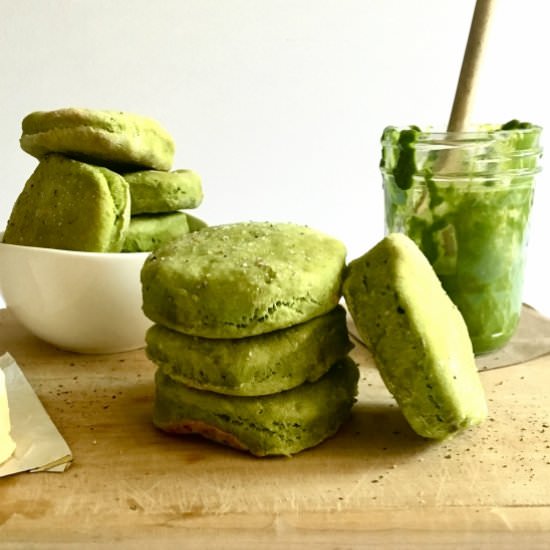 Pesto Potato Biscuits