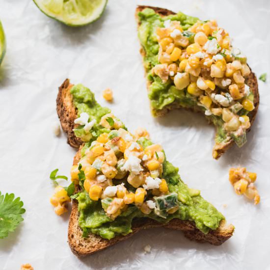 Elotes Avocado Toast