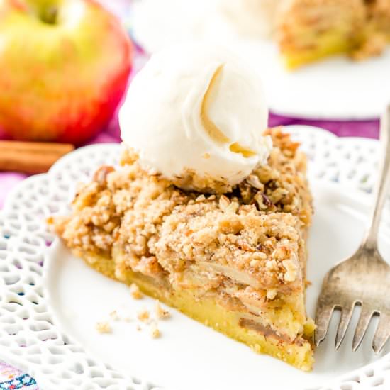 Impossible French Apple Pie