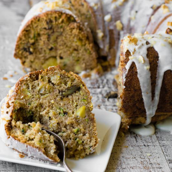 Apple Walnut Zucchini Bread