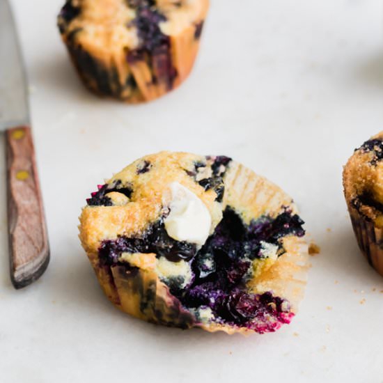 Buttermilk Blueberry Muffins