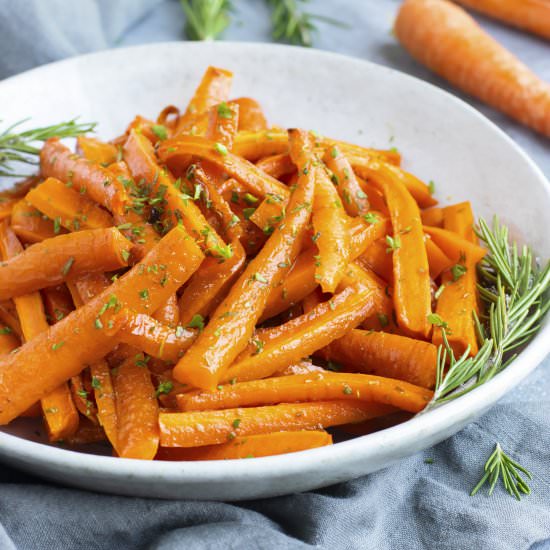 Honey Roasted Carrots with Herbs