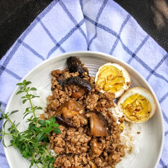 Taiwanese Pork & Rice Bowl