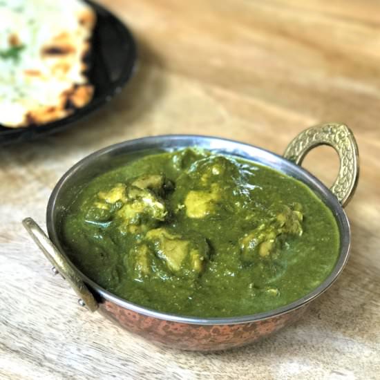 Chicken Saag in Instant Pot
