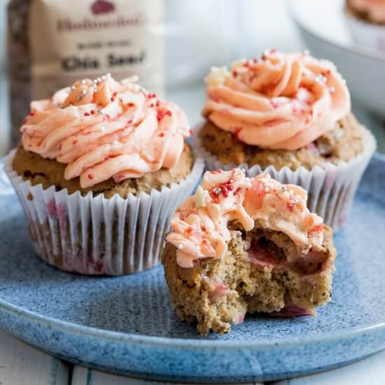 Strawberry Chia Muffins