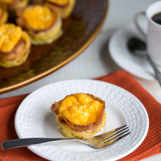 Low Carb Egg Muffins with Bacon