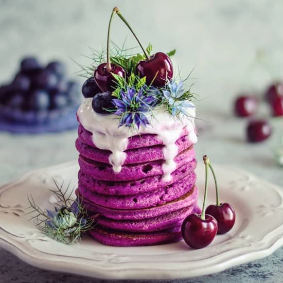 Pitaya pancakes