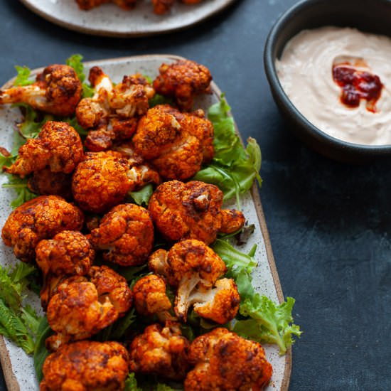 Harissa Cauliflower Wings