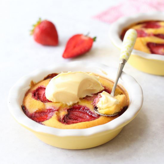 Strawberry Mini Clafoutis