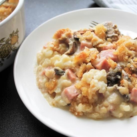 Creamy Ham Casserole