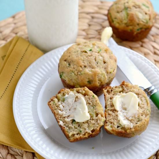 Pineapple Zucchini Muffins