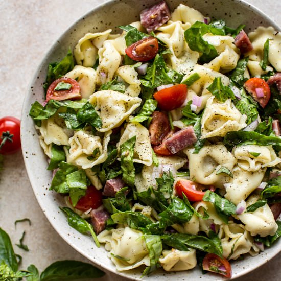 Spinach Tortellini Salad