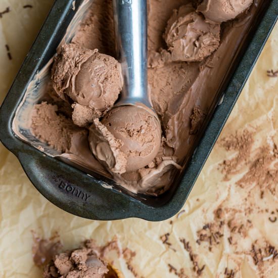 French-Style Chocolate Ice Cream