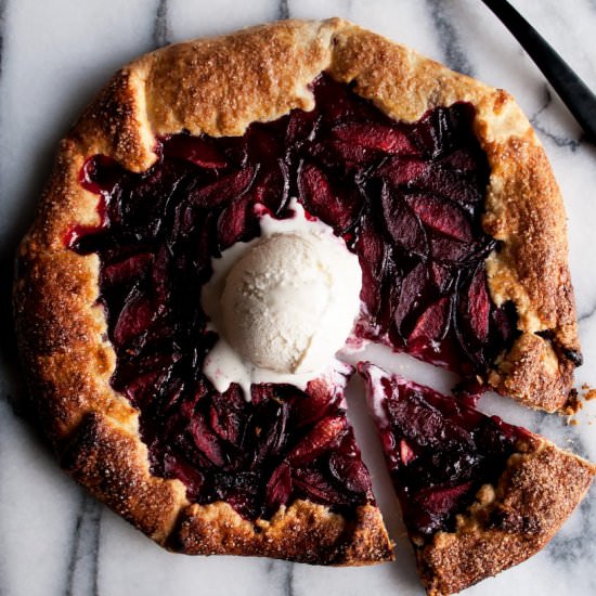 Summer Plum Galette