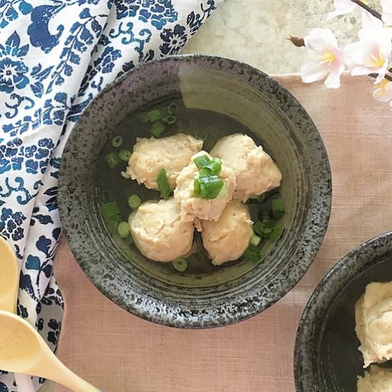 Easy Chicken Meatball Soup