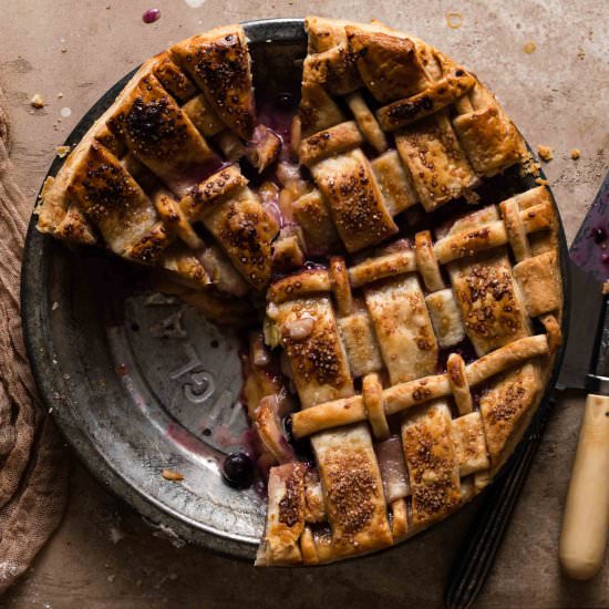 Peach Blueberry Pie