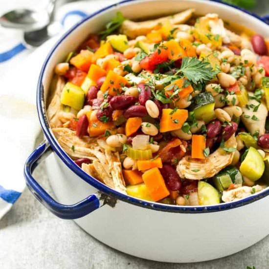 Italian Chicken and Bean Soup