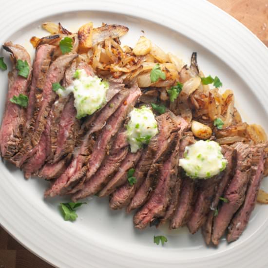 Churrasco Steak, Serrano Butter
