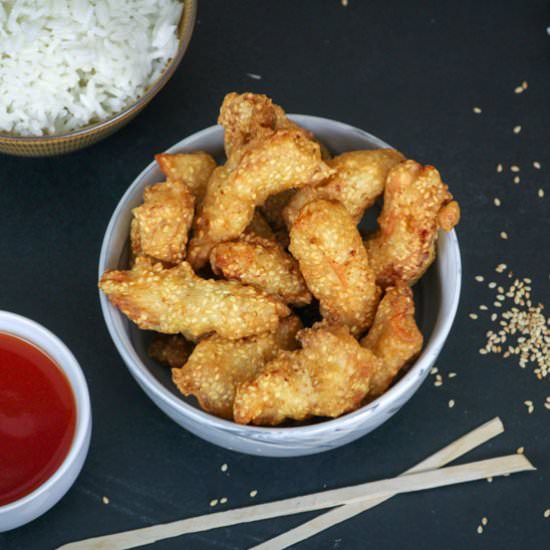 Crispy Crunchy Sesame Chicken