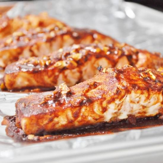 Chipotle Lime Salmon Mango Salsa