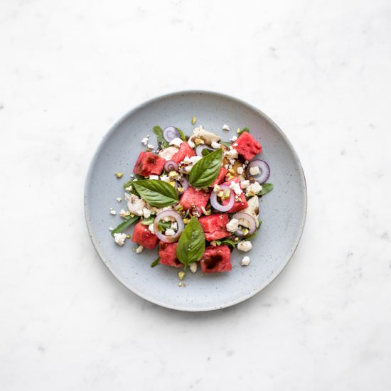 Chicken, Watermelon and Feta Salad