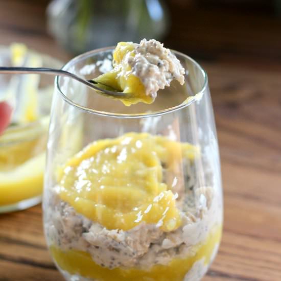 Lemon Curd Overnight Oats