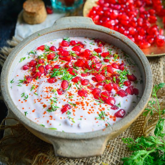 Pomegranate Raita