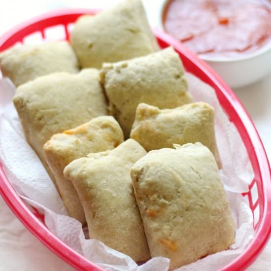 GF/V Copycat Pizza Rolls