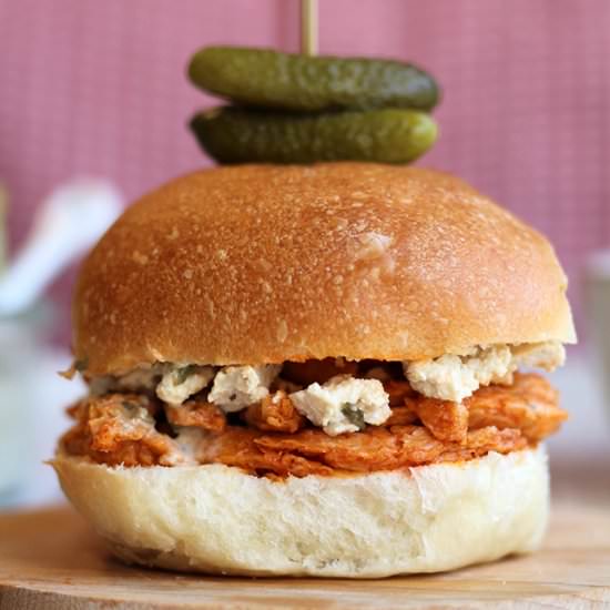 Buffalo Soy Curls Sandwich