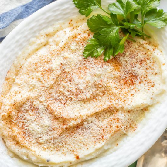 Healthy mashed cauliflower