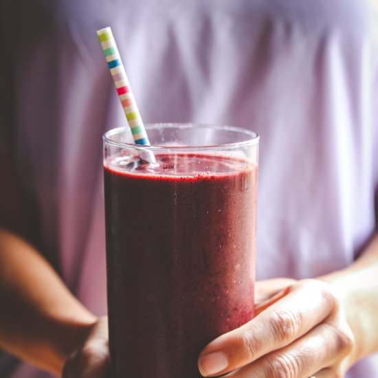 Cherry Berry Chocolate Smoothie