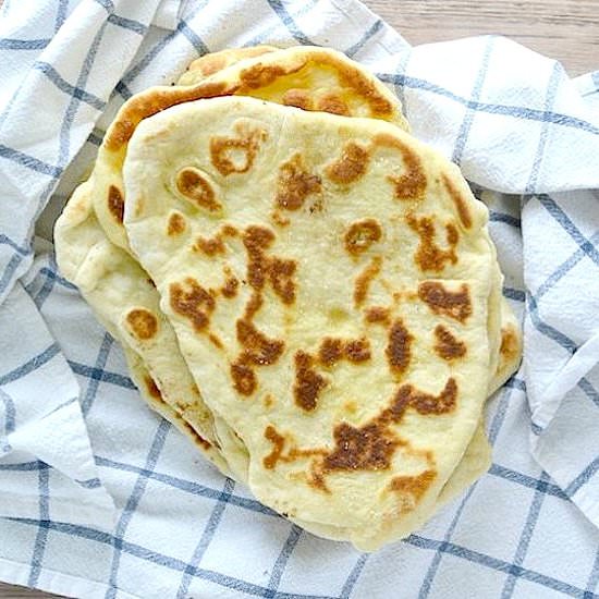 Homemade Naan